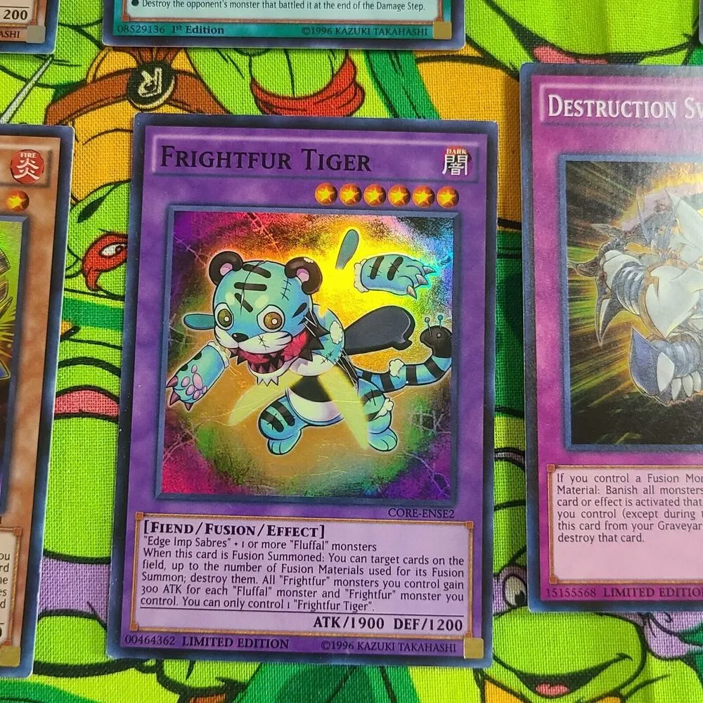 Yu-Gi-Oh Lot Trading cards not in the best shape.